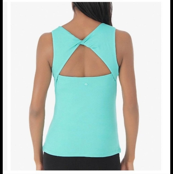 Prana Blue Twist Back Tank - Picture 5 of 6
